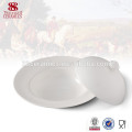 White ceramic dinnerware porcelain ceramic shape soup tureen